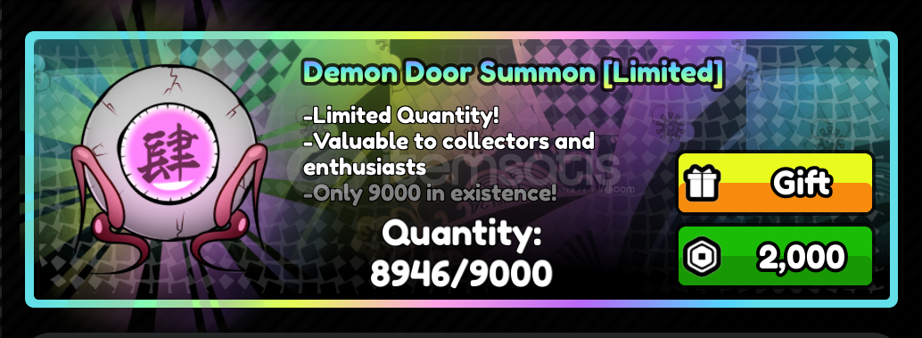 All Star Tower Defense X Demon Door Summon All Star Tower Defense X Demon Door Summon