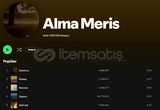 Alma Meris Spotify 1.5m+ AYLIK