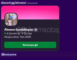 Almanci vanity url Almanci vanity url