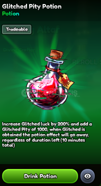 ALS Glitched Pity Potion ALS Glitched Pity Potion