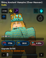 ALS GODLY SHINY ANCIENT VAMPIRE(OVER HEAVEN)