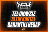 ⭐ ALTIN KARTAL GARANTİLİ TEL ONAYSIZ HESAP ⭐