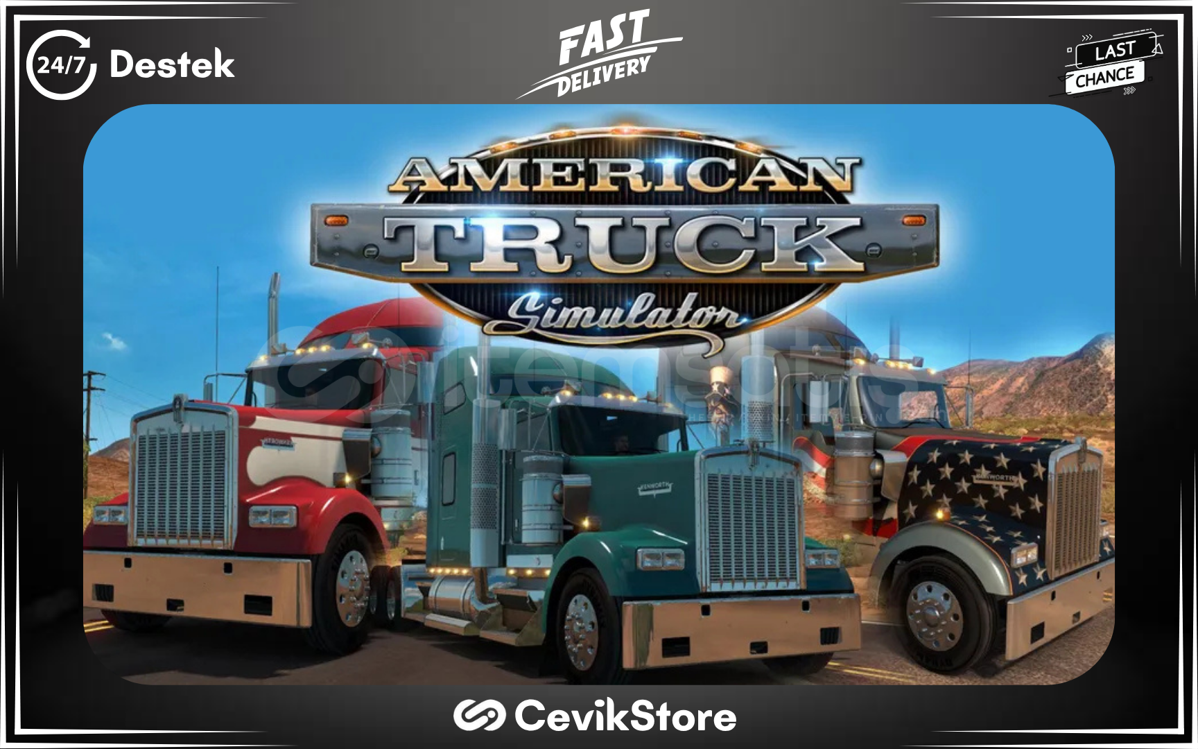 ⭐American Truck Simulator + Garanti⭐ ⭐American Truck Simulator + Garanti⭐