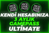 Ana Hesabınıza | 3 Ay Xbox Gamepass Ultimate