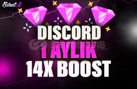 ⭐️ANA SAĞLAYICI! | DİSCORD 1 AYLIK 14X BOOST ✨