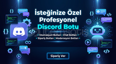 [ANAHTAR TESLİM] İsteğinize Özel Discord Botu!