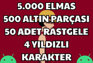 Android - 50 Adet 4 Yıldızlı Karakter