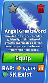 Angel Greatsword (BLADE BALL)