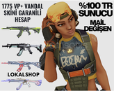(Animasyonlu) 1775 VP+ Vandal Garantili Hesap