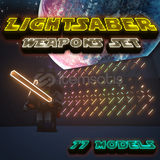 Animated Lightsaber Weapons 11 Color Pack