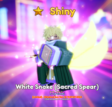 Anime Adventures Shiny White Snake Evo/Gin