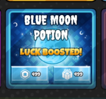 Anime Card Clash Blue Moon Potion Anime Card Clash Blue Moon Potion
