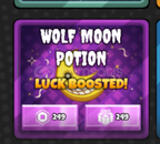 Anime Card Clash : Wolf Moon Potion