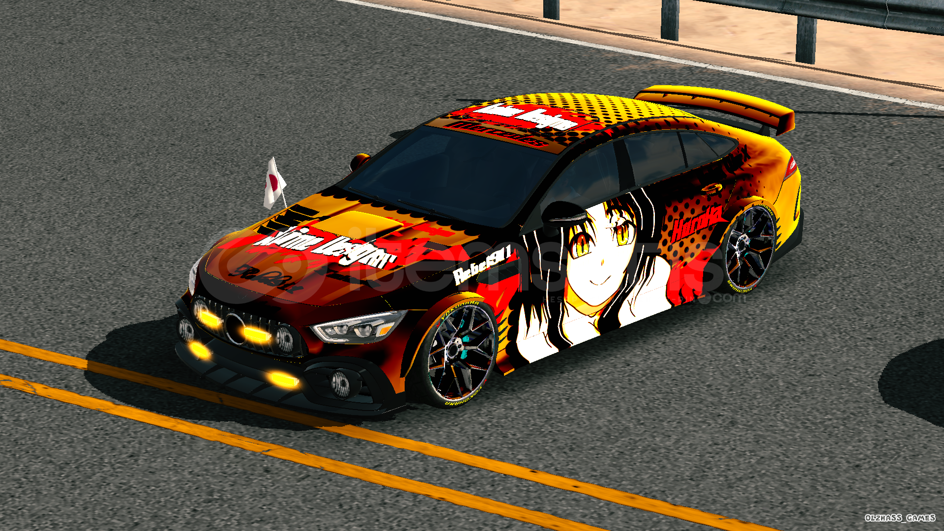 Anime Çizimli Hd Logolu Mercedes Anime Çizimli Hd Logolu Mercedes
