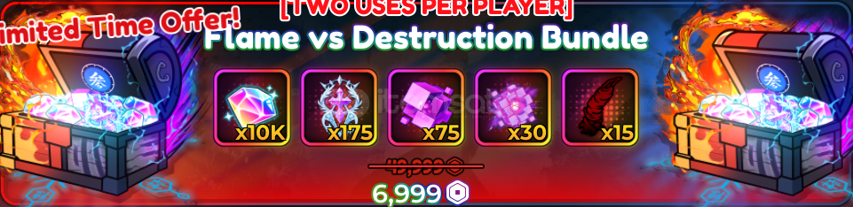 ⭐Anime Crusaders Flame Vs Destruction Bundle⭐ ⭐Anime Crusaders Flame Vs Destruction Bundle⭐