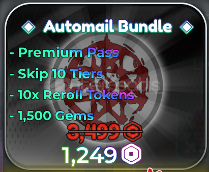 ⭐Anime Crusaders Automail Bundle⭐ ⭐Anime Crusaders Automail Bundle⭐