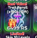 Anime Crusaders Trait Reroll x100