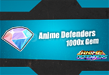 Anime Defenders 1000 Gems