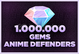 ⭐Anime Defenders - 1.000.000 Gems⭐