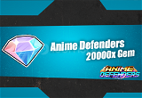 Anime Defenders - 20000 Gems