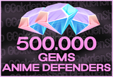 ⭐[ANİME DEFENDERS] 500.000 GEMS