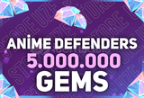 ⭐Anime Defenders 5.000.000 Gems⭐