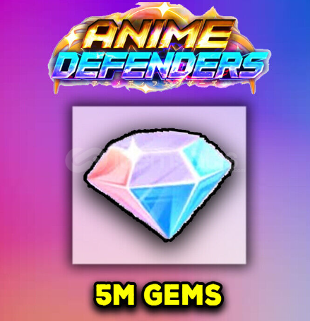 Anime Defenders - 5M (5000000) Gems Anime Defenders - 5M (5000000) Gems