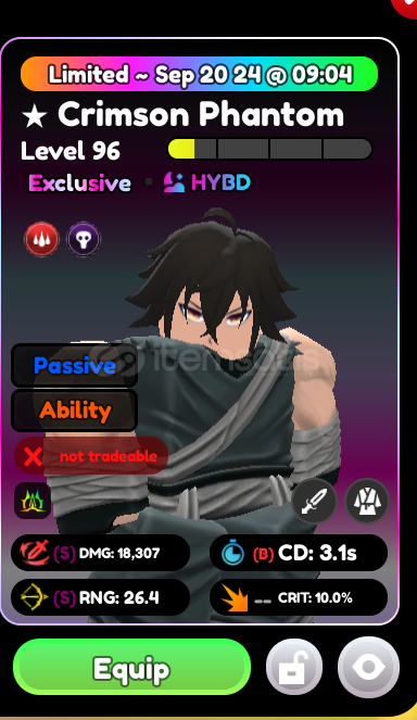 anime defenders crimson phantom anime defenders crimson phantom