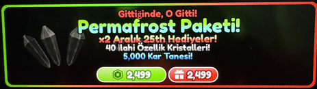 Anime Defenders Permafrost Paketi! Anime Defenders Permafrost Paketi!