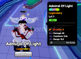 Anime Defenders Shiny Admiral Of Light