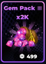 ✨Anime Dungeon Fighters Gem Pack III x2K✨