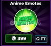 Anime Emotes - Blue Lock Rivals