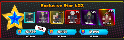 Anime Eternal Exclusive Star 23 10x