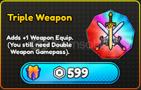 ⭐Anime Eternal Triple Weapon⭐