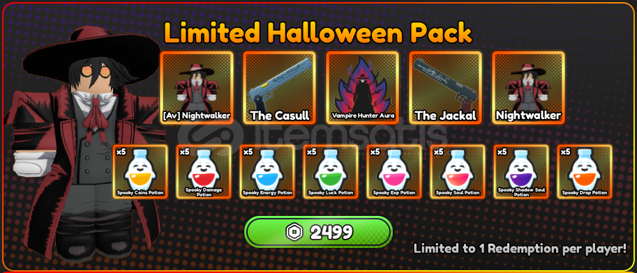 Anime Eternal Limited Halloween Pack Anime Eternal Limited Halloween Pack