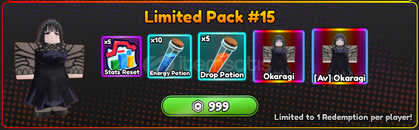 Anime Eternal Limited Pack 15