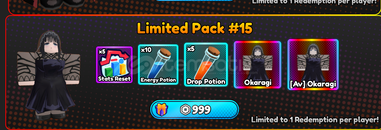 Anime Eternal Limited Pack 15