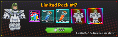 Anime Eternal Limited Pack 17 Anime Eternal Limited Pack 17