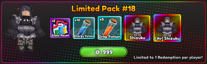 Anime Eternal Limited Pack 18 Anime Eternal Limited Pack 18