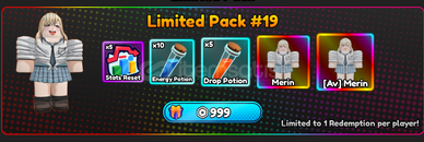 Anime Eternal Limited Pack 19