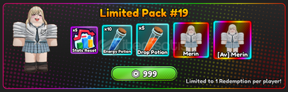 Anime Eternal Limited Pack 19 Anime Eternal Limited Pack 19