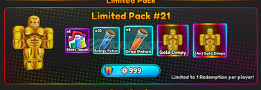 Anime Eternal Limited Pack 21