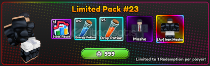 Anime Eternal Limited Pack 23