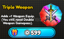 ⭐Anime Eternal Triple Weapon⭐ 
