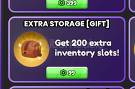 Anime Fight Extra Storage