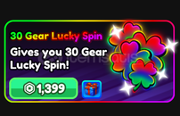 Anime Final Quest 30 Gear Lucky Spin