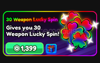 Anime Final Quest 30 Weapon Lucky Spin