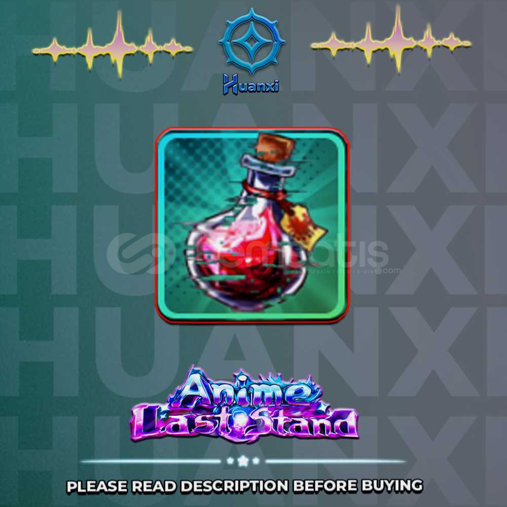 ANIME LAST STAND /1X GLITCHED PITY POTION ANIME LAST STAND /1X GLITCHED PITY POTION