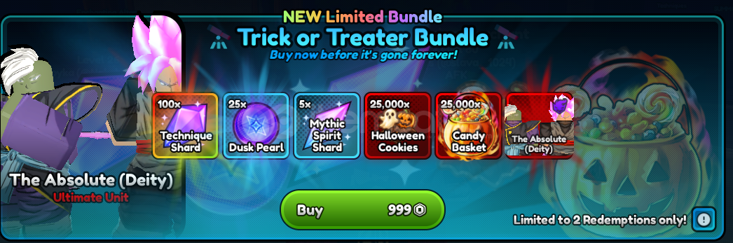 Anime Last Stand Trick or Treater Bundle Anime Last Stand Trick or Treater Bundle