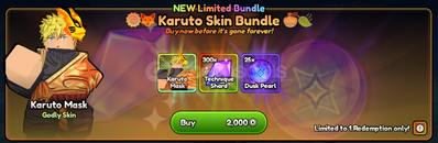 Anime Last Stand Karuto Skin Bundle
